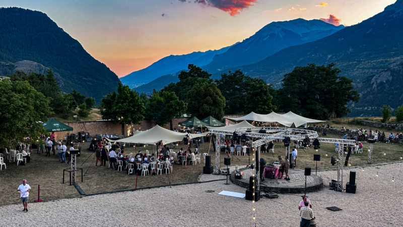 Gestion logistique pour l'anniversaire des 10 ans de l'ADDET au fort de Mont Dauphin dans les Hautes Alpes